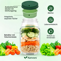 🔥 BEGRENZTER VORRAT — Kenvors™, Lunchbox mit getrennten Fächern und integriertem Saucenbehälter