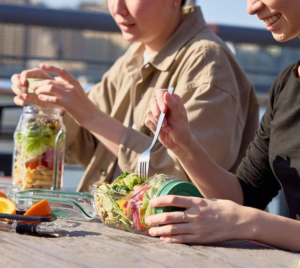 🔥 BEGRENZTER VORRAT — Kenvors™, Lunchbox mit getrennten Fächern und integriertem Saucenbehälter