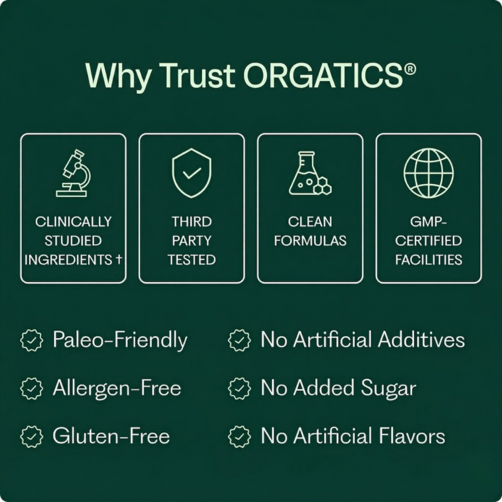 ORGATICS OREGANO & BLACK SEED OIL - ELIMINATES NAIL FUNGUS