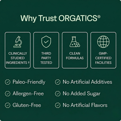 ORGATICS OREGANO & BLACK SEED OIL - ELIMINATES NAIL FUNGUS