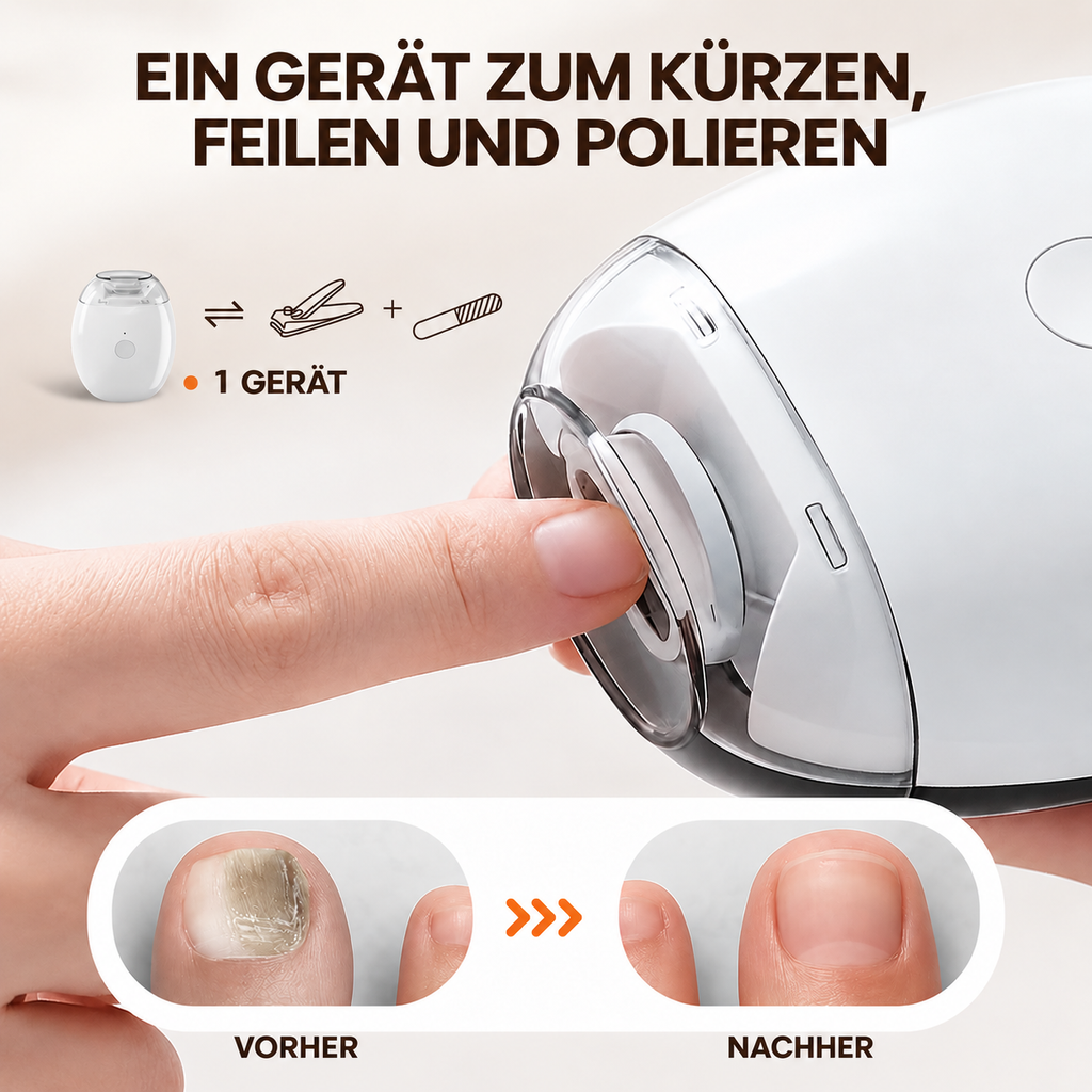 👶✨ Kenvors — Automatische elektrische Nagelfeile