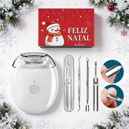 💅✨ Kenvors — Lima Elétrica Automática para Unhas de Toda a Família 👨👩👧👦