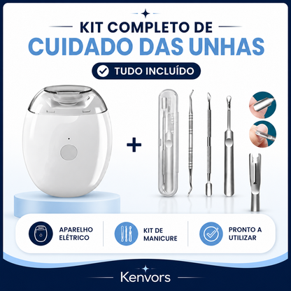💅✨ Kenvors — Lima Elétrica Automática para Unhas de Toda a Família 👨👩👧👦