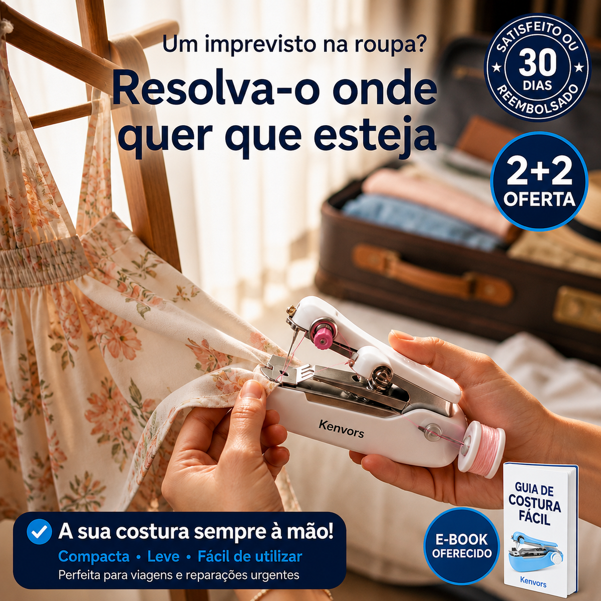 Mini Máquina de Costura Portátil
