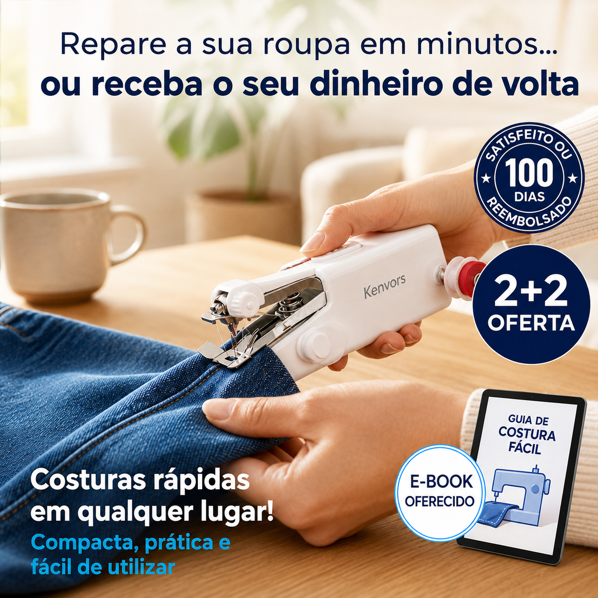Mini Máquina de Costura Portátil