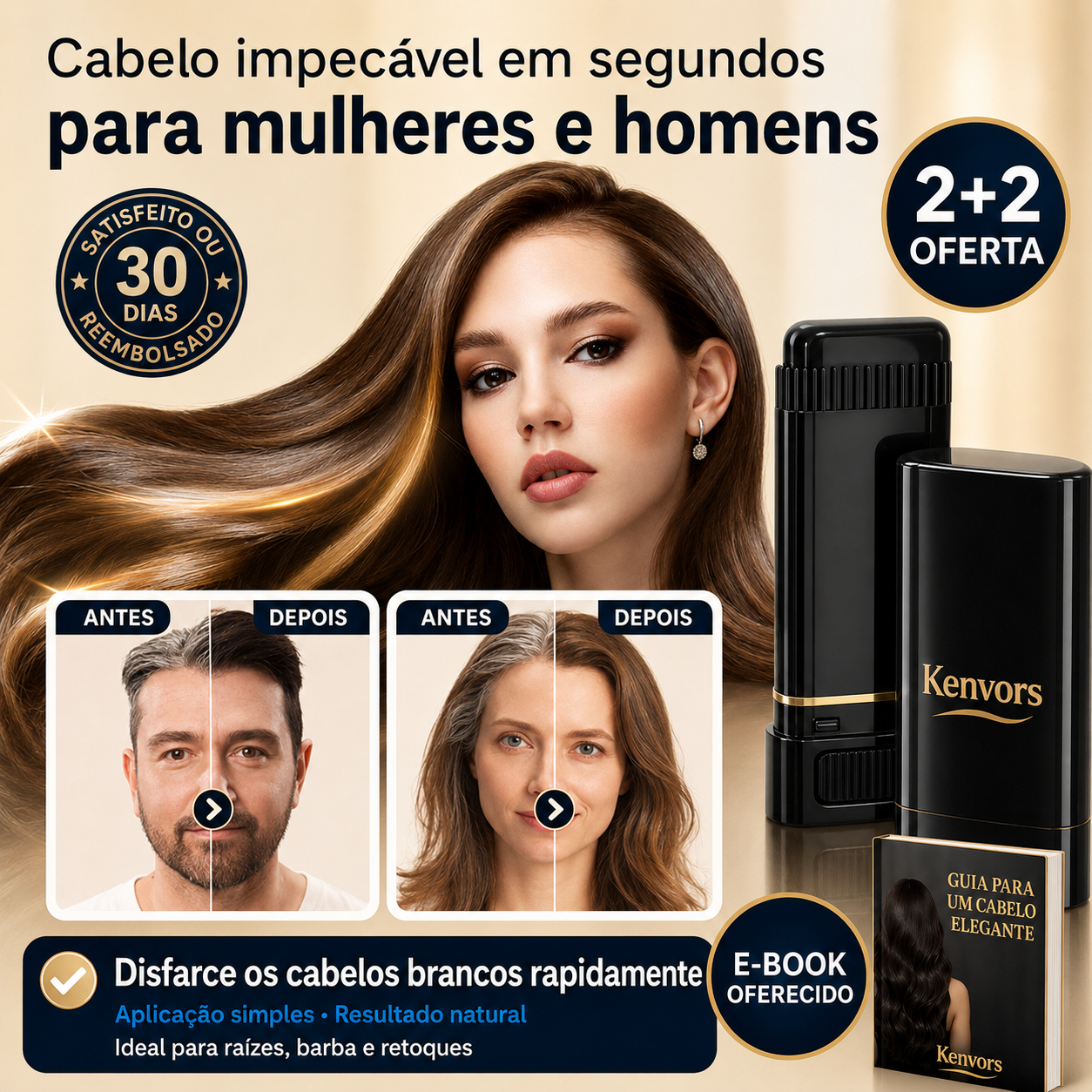 **Pente Aplicador de Coloração Capilar**  🔥 **Coloração capilar com pente, segura e prática** 🔥