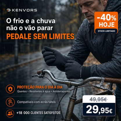 🔥 STOCK LIMITADO — Luvas Térmicas FROSTGUARD Resistentes à Água