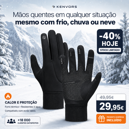 🔥 STOCK LIMITADO — Luvas Térmicas FROSTGUARD Resistentes à Água
