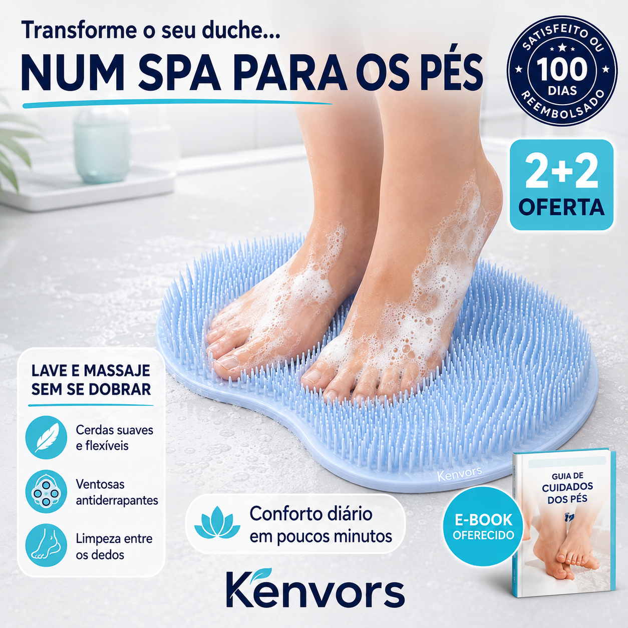 🔥 ÚLTIMAS UNIDADES DISPONÍVEIS — Tapete de Limpeza Profunda Pro