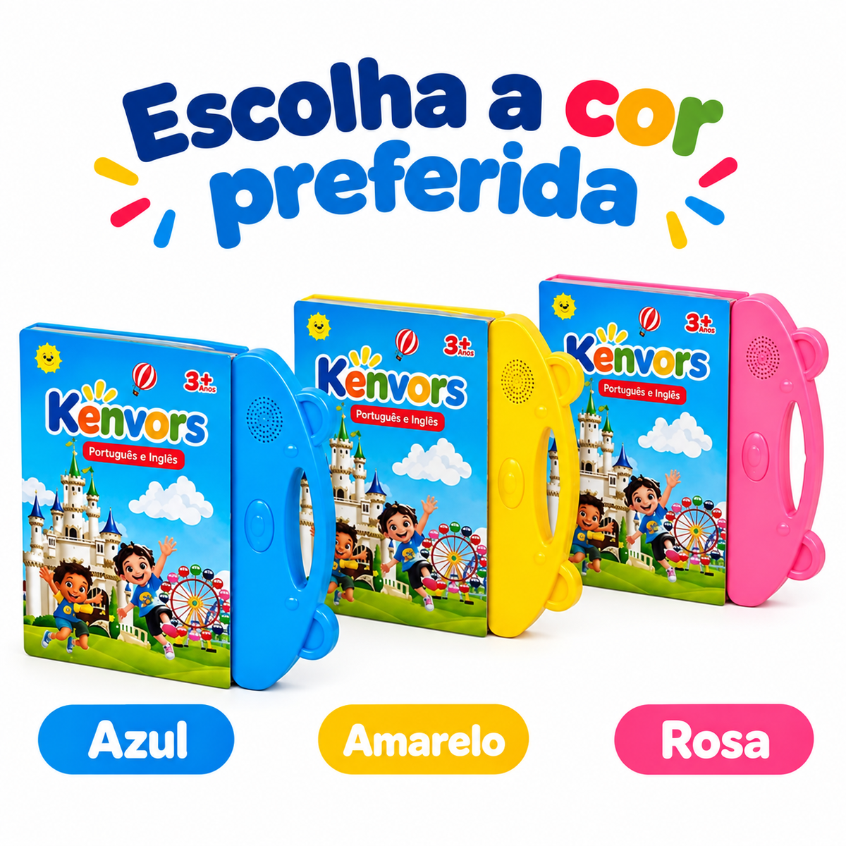 Livro Falante Bilíngue kenvors™ - Português e Inglês