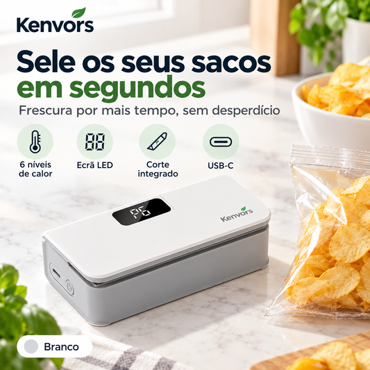 🔥 Kenvors™ — Seladora Térmica Portátil para Sacos