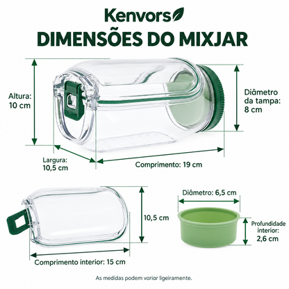 🔥 Kenvors™ — Marmita com Compartimentos e Recipiente para Molho Integrado