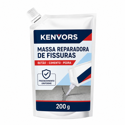 🔥 NOVA VERSÃO 🔥 Kenvors — Adesivo Extra Resistente para Reparar Fissuras em Betão 🧱🔧