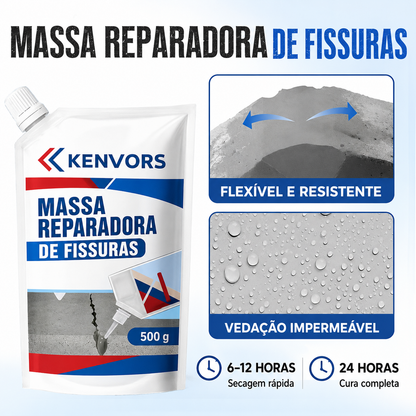 🔥 NOVA VERSÃO 🔥 Kenvors — Adesivo Extra Resistente para Reparar Fissuras em Betão 🧱🔧