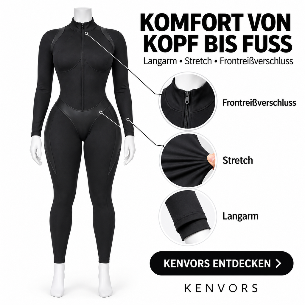 🔥 BEGRENZTER VORRAT — Kenvors™, Figurformender langer Jumpsuit im Korsett-Stil