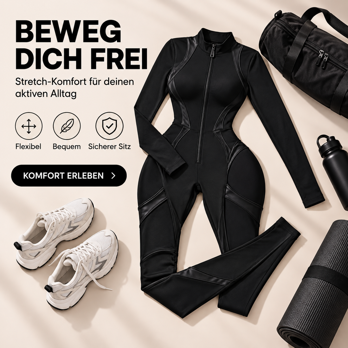 🔥 BEGRENZTER VORRAT — Kenvors™, Figurformender langer Jumpsuit im Korsett-Stil