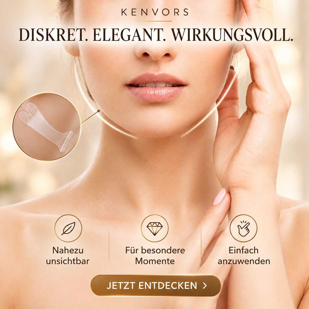🔥 BEGRENZTER VORRAT — Kenvors™, 40 Unsichtbare Gesichtslifting-Tapes