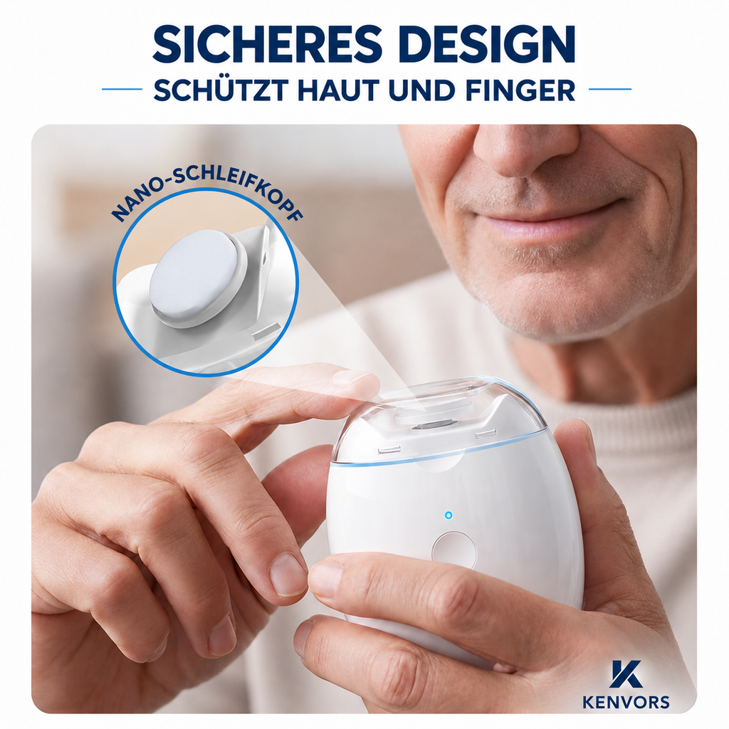 👶✨ Kenvors — Automatische elektrische Nagelfeile