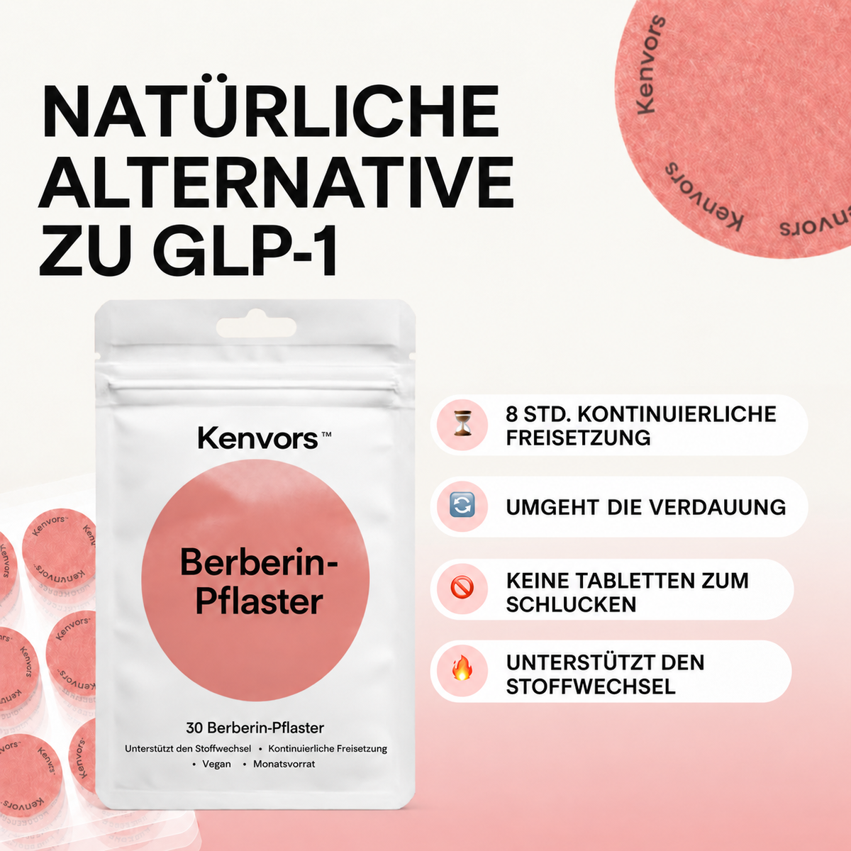 Berberina-Pflaster — Kenvors™