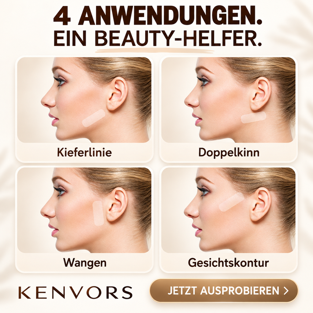 🔥 BEGRENZTER VORRAT — Kenvors™, 40 Unsichtbare Gesichtslifting-Tapes