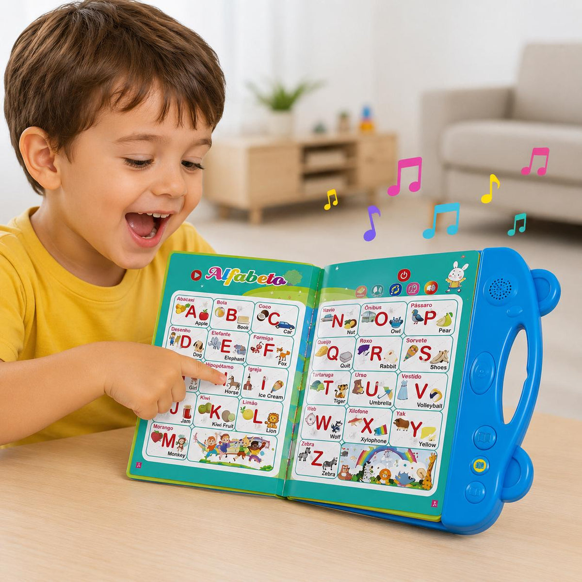 Livro Falante Bilíngue kenvors™ - Português e Inglês