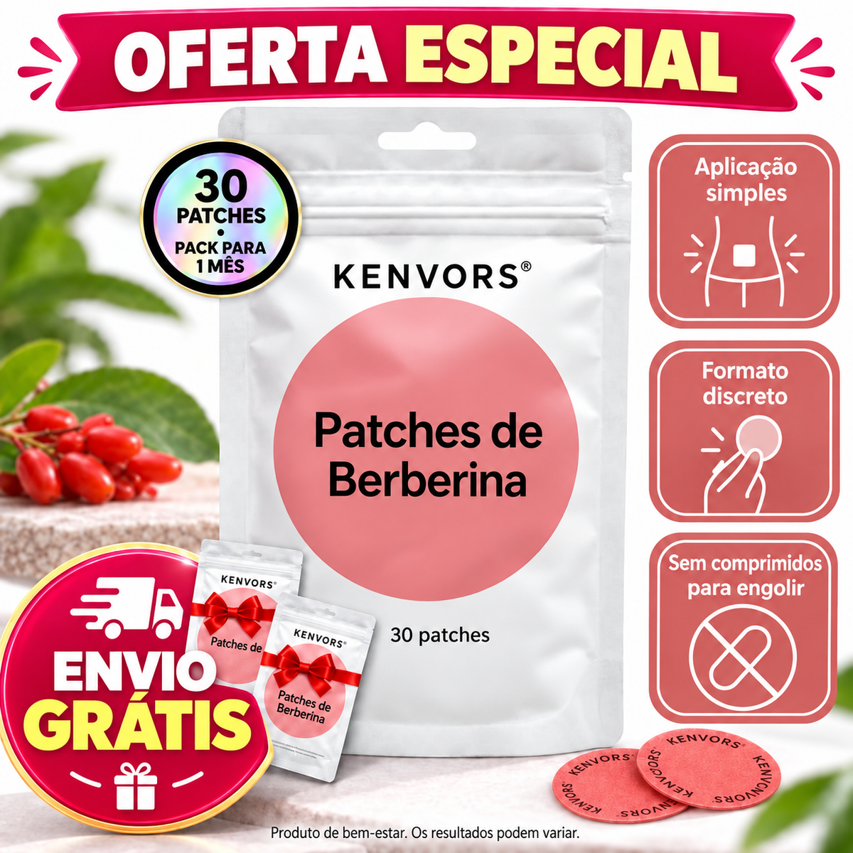 Parches Berberina - Kenvors